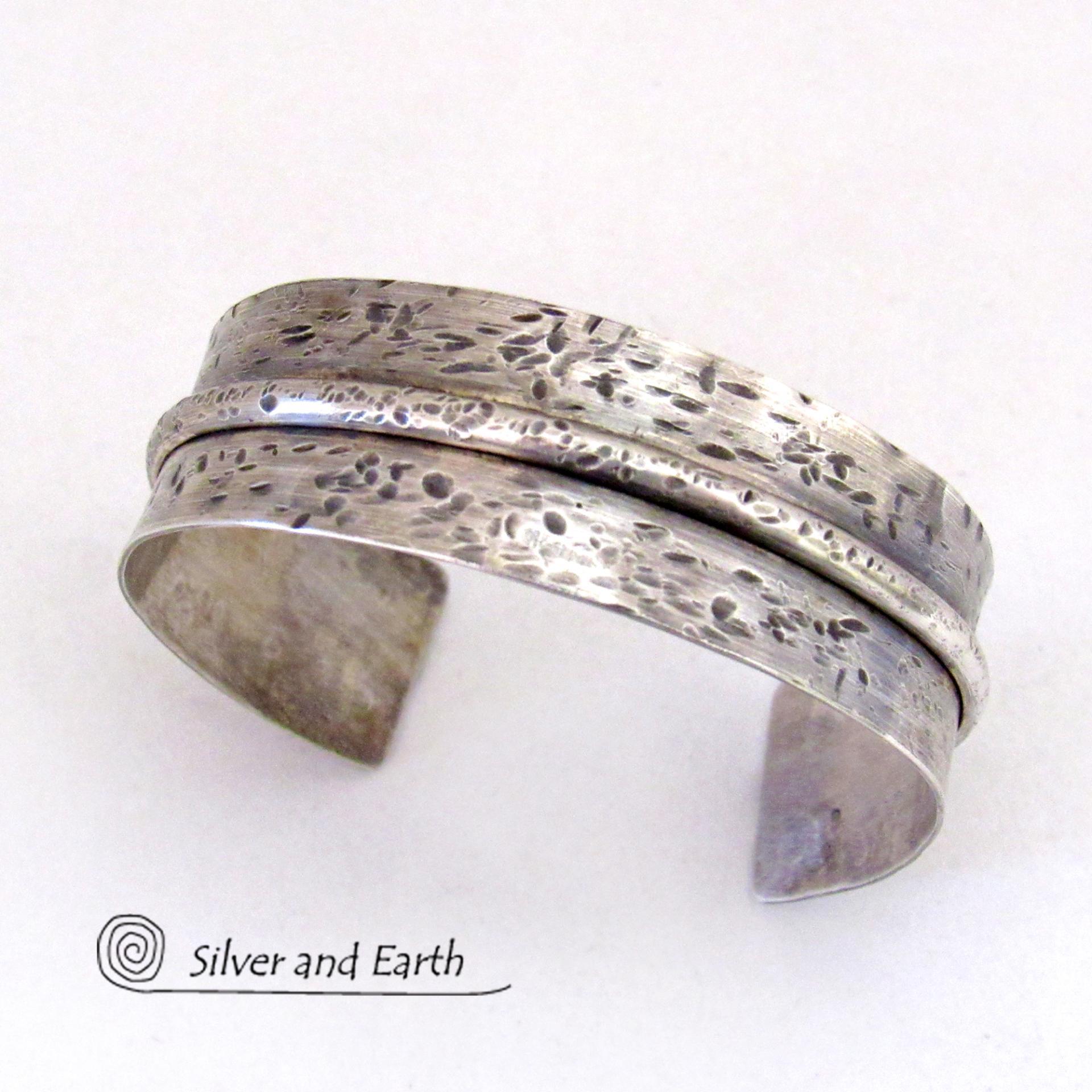 RRL HAMMERED STERLING CUFF - TABOR